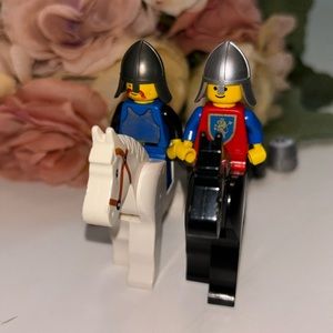 Lego Castle Guards 80s Lego people medieval guards Lego castle accessories VTG